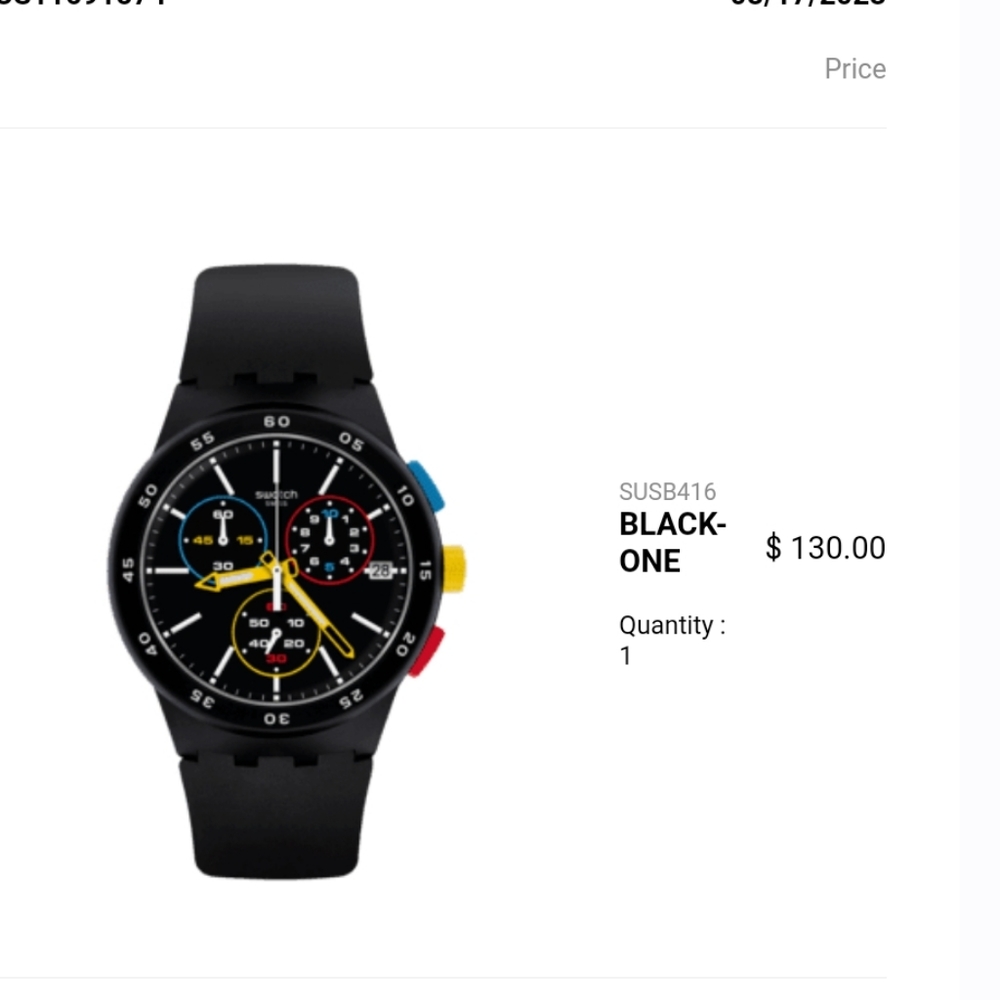 Swatch watch